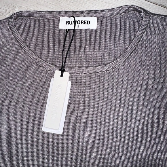 NWT Rumored Crawford Slate Grey Maxi Dress Women's Small S - Picture 5 of 9